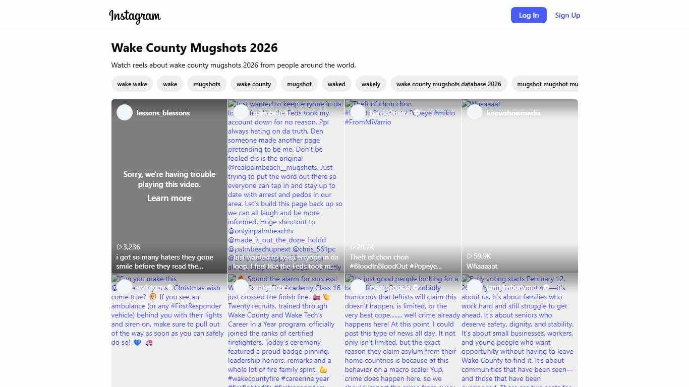 Wake County Mugshots 2026